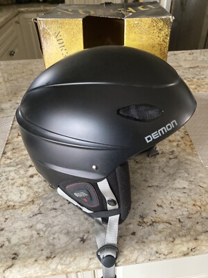 Demon Multi Sport Protection Black Phantom Audio Helmet | eBay