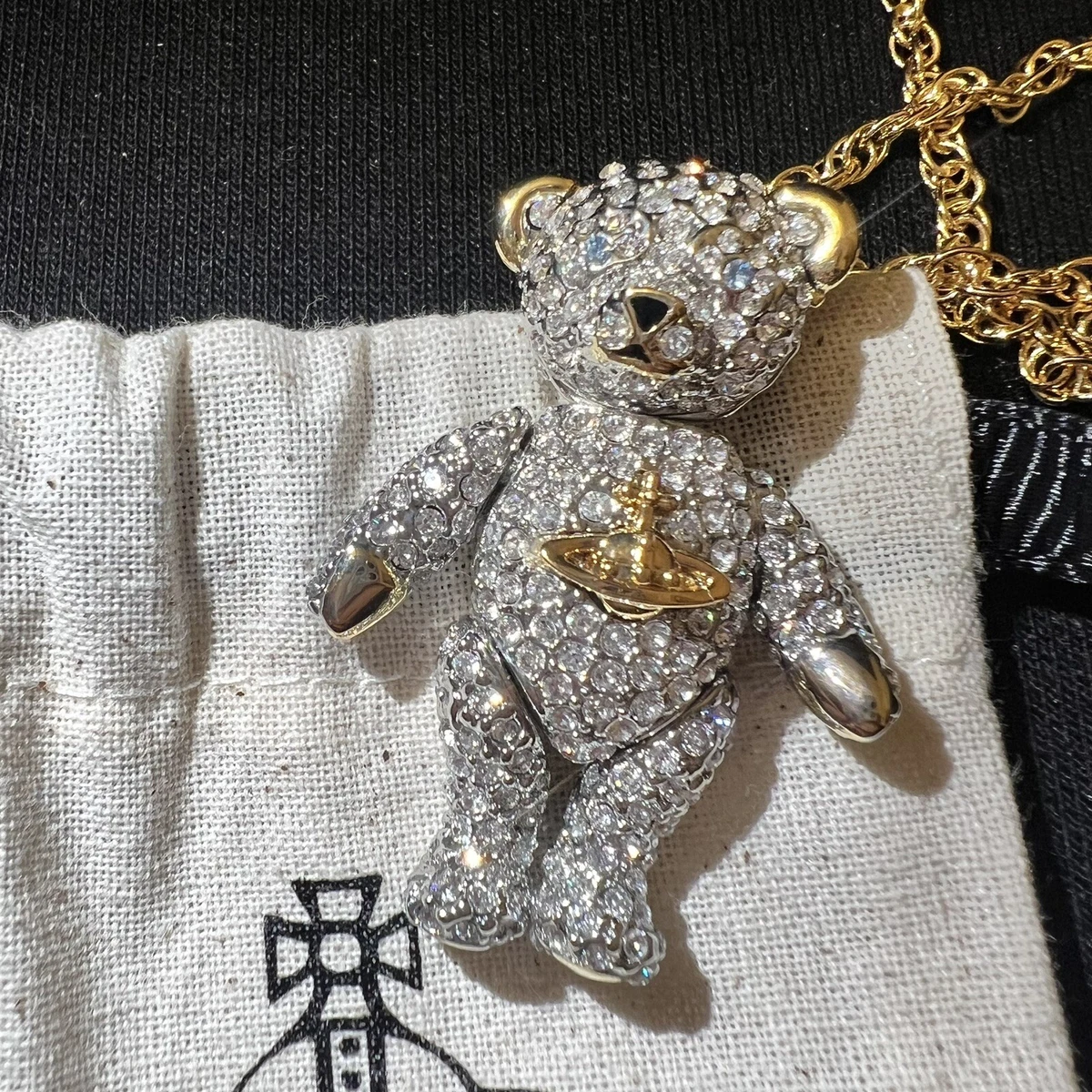 Vivienne westwood bear best sale necklace