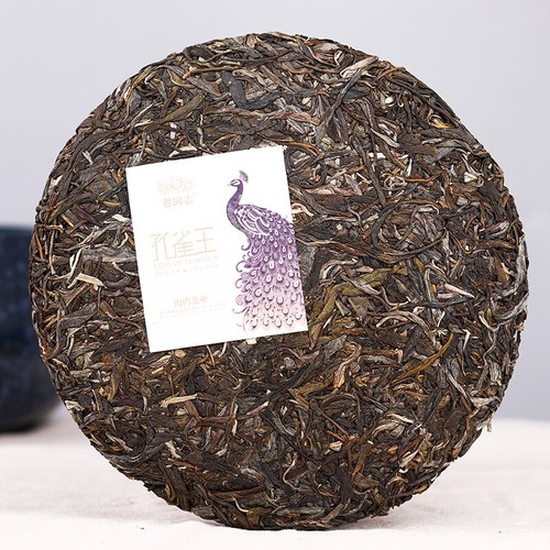 2020 KING OF PEACOCK Laotongzhi Pu'er Tea Raw Puerh YIWU Old Tree Puer Tea 400g - Picture 2 of 6