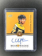 2023-24 Boston Bruins Centennial Connor Clifton BEAR TRACKS Autographs #BT-CL