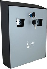 Cigarette Bin Ashtray Wall Mounted Pub Club Smoking Office Outdoor by Buckingham