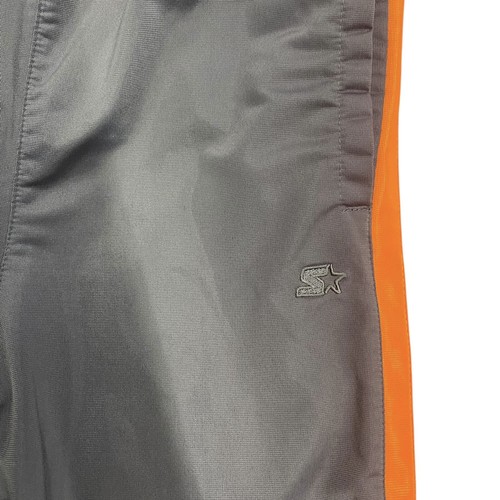 Starter Track Pants Boys Size XXL 18 Windbreaker 90s Gray Orange - Picture 2 of 6