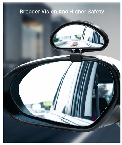 Blind Spot Mirrors, Adjustable Car Auxiliary Wide-angle Mirrors 2pcs New - Picture 4 of 7