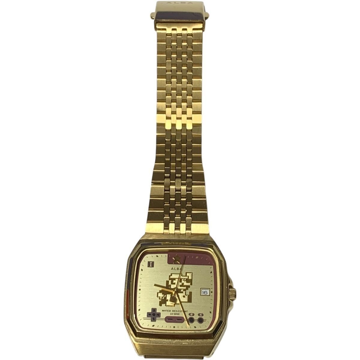Seiko Alba ACCK711 Super Mario Brothers Collaboration Gold Seiko Alba ACCK711 Super Mario Brothers Collaboration Gold