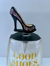 Wine Glass and Wine Stopper-Good Shoes Take you to Good Places