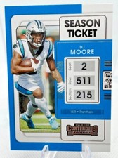 2021 Contenders Season Ticket #14 DJ Moore 