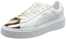 TG.40 Puma Basket Platform Metallic Scarpe da Ginnastica Basse Donna TG.40 Puma Basket Platform Metallic Scarpe da Ginnastica Basse Donna
