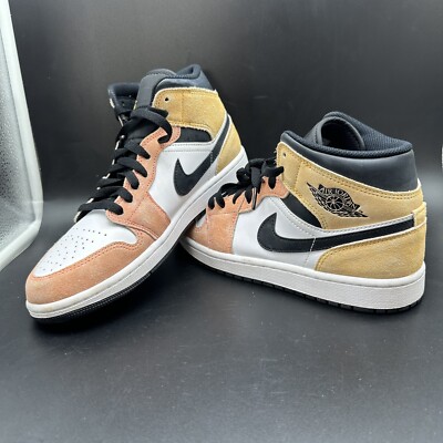 Nike Air Jordan 1 Retro Mid SE Ember Sundial DX4332-800 Mens Size 