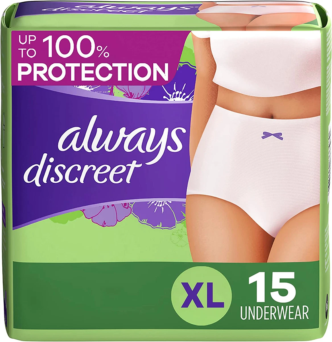 15 Count Extra-Large Disposable Incontinence & Postpartum