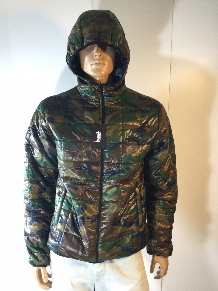 Stussy Reversible Hooded Camo Men's Jacket Size L | eBay