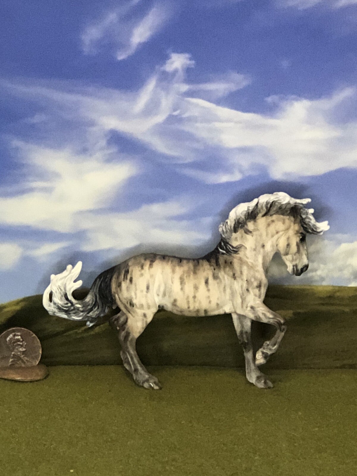 OOAK Breyer cm Custom Stablemate Horse FireHeart X D Williams