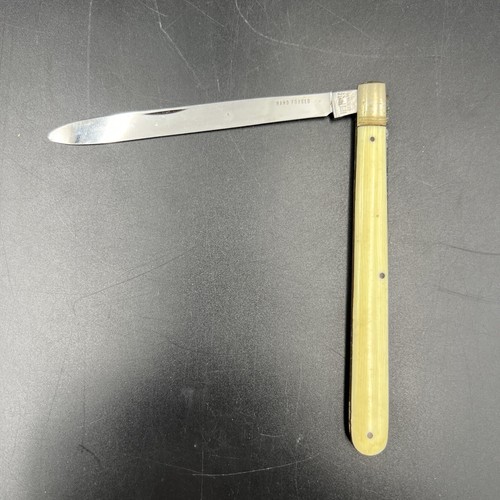 ORIGINAL VINTAGE HOFFRITZ POCKET KNIFE STAINLESS STEAL HAND