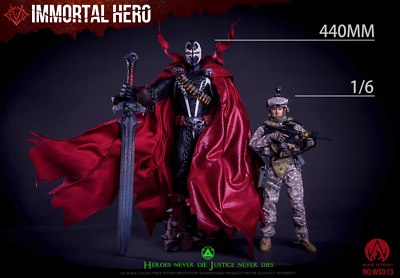 War Story WS013 1/6 IMMORTAL HERO スポーン New WAR STORY WS013 1/6 Spawn Al Simmons Immortal Hero Action