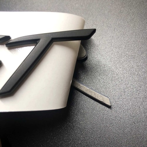 Matte Black GTS Letter Rear Badge Car Trunk Racing Sticker Emblem For VIP 718 - Picture 8 of 11