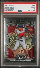 2021 Panini Mosaic Producers #P6 Juan Soto graded PSA 9 Mint Pop 2