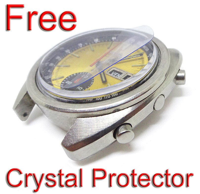 330W18GN PLEXI Crystal for Vintage Seiko 6139-60XX Chronograph