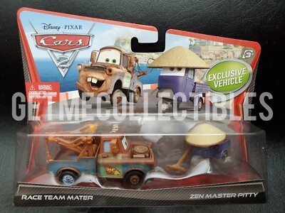 ミニカー Team Mater & Zen Master Pitty DISNEY PIXAR CARS 