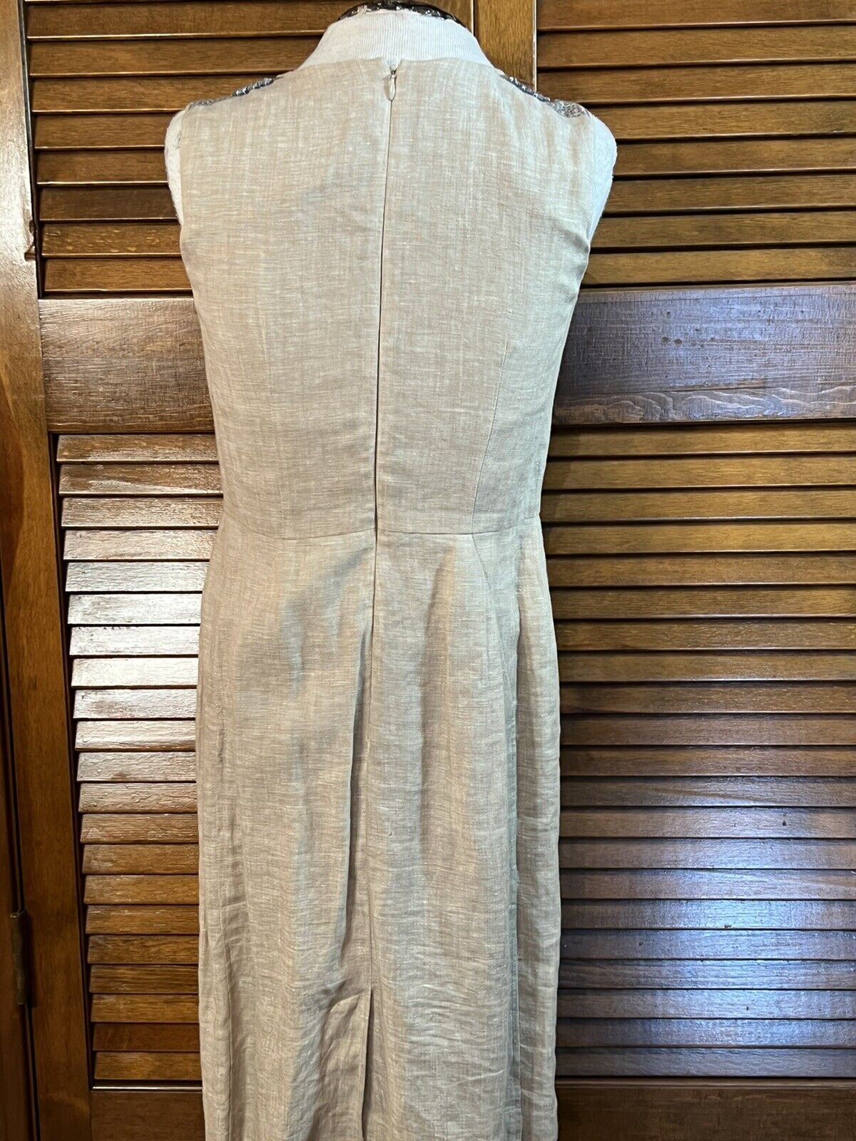 Ann Taylor LOFT 100% Linen Sequins Embellished Sl… - image 6