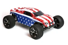Custom Clipless Body American Flag for Traxxas Rustler 2WD BL-2S 1/10 Truck Car
