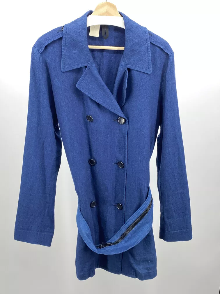 N. Hoolywood x Mister Hollywood Indigo Dyed Trench size 40 made in japan