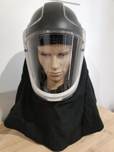 3M Versaflo Adflo M-407 Flip Up Face Shield Safety Helmet Flame Proof PAPR PPE - Picture 17 of 19