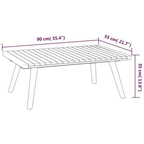 4 Piece Garden Set with Cushions Solid Acacia Wood Y9W0 - Picture 7 of 10