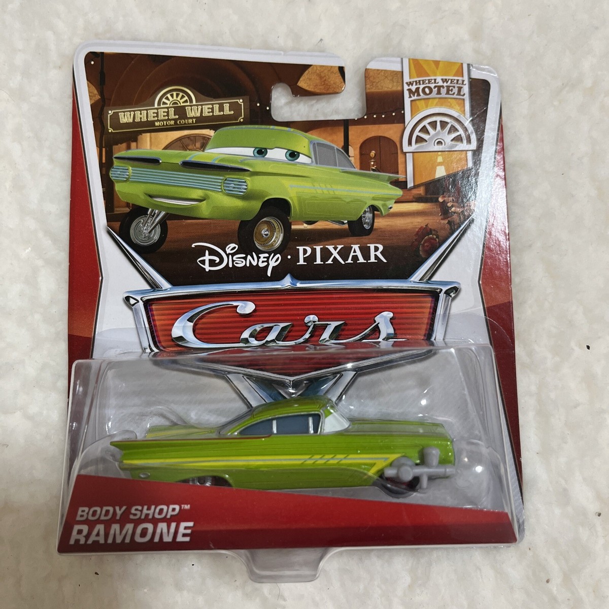 DISNEY PIXAR CARS BODY SHOP RAMONE WHEEL WELL MOTEL 2012 | eBay