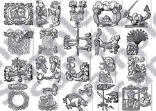 Digital Tattoo Flash - 259 High Resolution Occult Designs - CD/USB