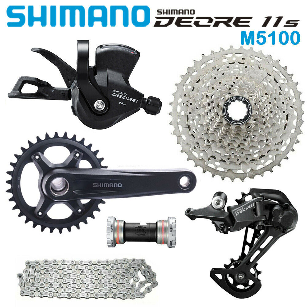 Shimano DEORE M5100 Groupset 1x11 Speed MT510 Crankset 32T Shimano DEORE M5100 Groupset 1x11 Speed MT510 Crankset 32T