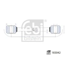 Bar/Brace, Stabilizer FEBI BILSTEIN 183042