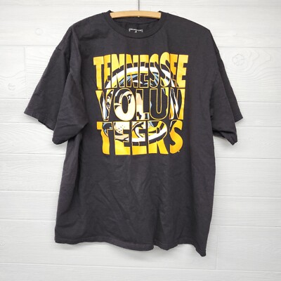Foot Locker University Of Tennessee Vols UT Black Tshirt Size XL
