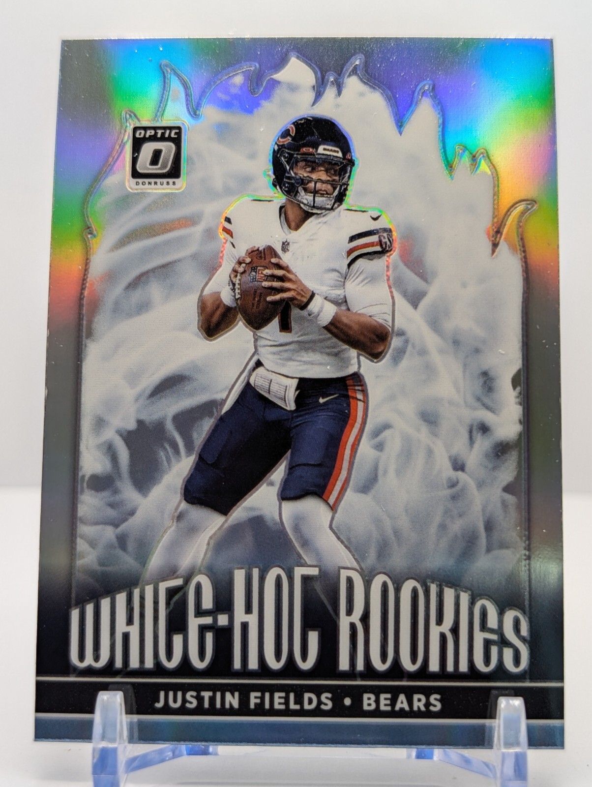 2021 Donruss Optic Justin Fields #WHR-2 White Hot Rookies