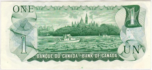 Mazuma *F1135 Canada Queen Elizabeth QEII 1973 $1 MN8542281 Minor Error AUNC - Picture 2 of 2
