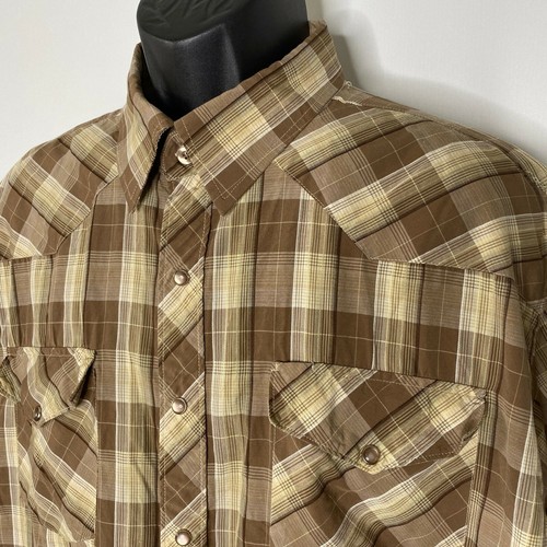 Vintage BJR Ranch Wear Pearl Snap 