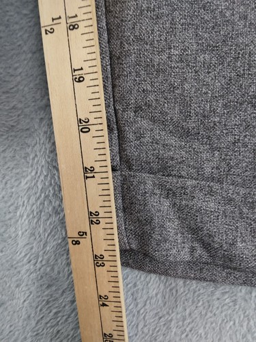 Studio 1940 Cropped Cuffed Capri Dress Pants Women 20W Plus Gray Tweed Straight - Picture 8 of 10