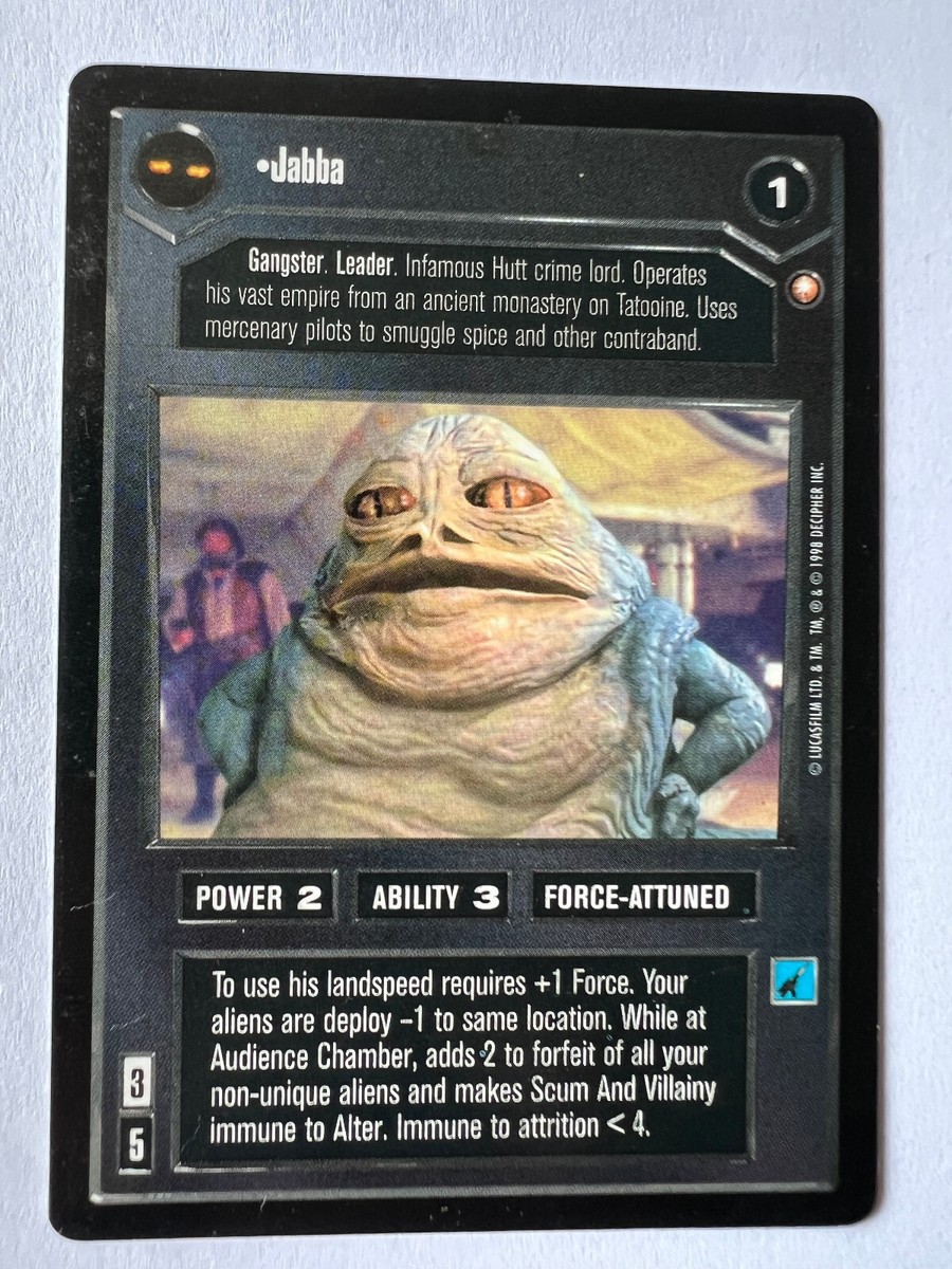 Star Wars CCG Special Edition Jabba SWCCG SE LP/NM | eBay