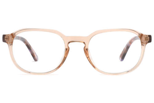 Marco óptico redondo de plástico CD010 con brazos de acetato - Gafas para niños