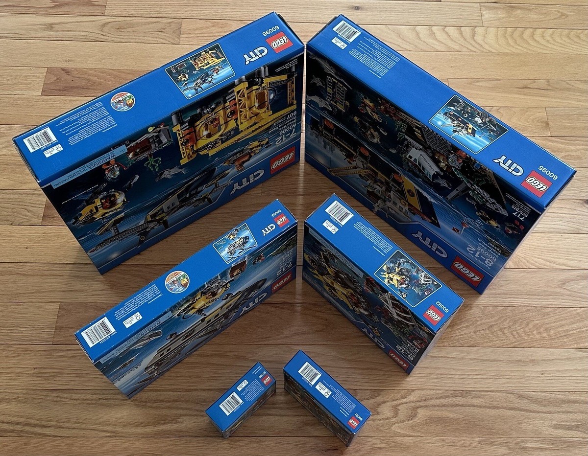 RARE LEGO 60090 60091 60092 60093 60095 60096 | City | Deep Sea
