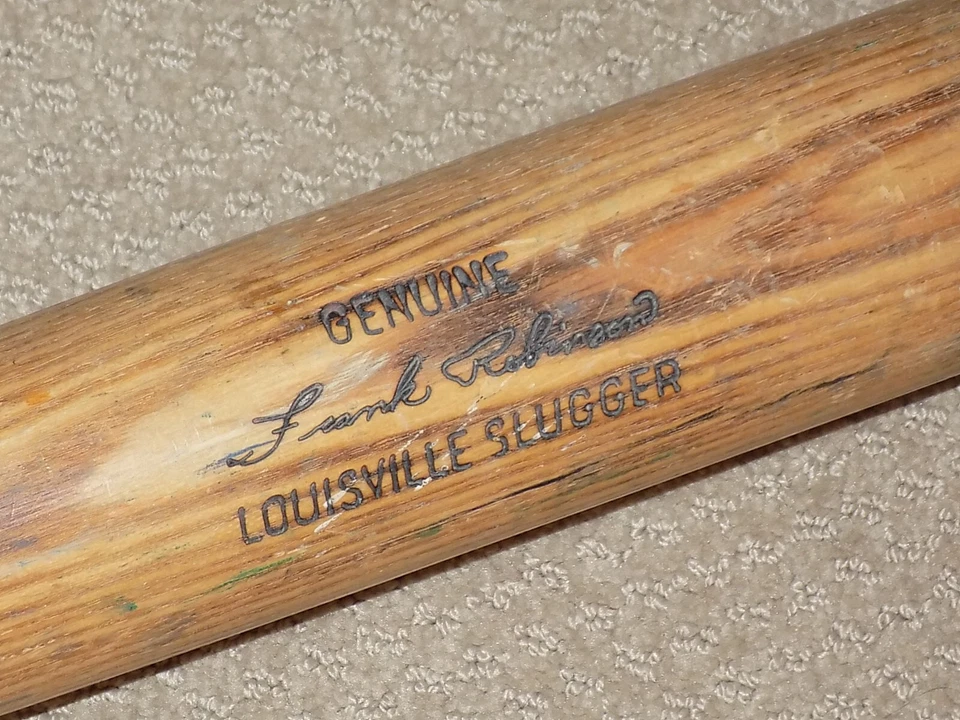 Frank Robinson Paul Blair H&B 比赛使用蝙蝠巴尔的摩金莺队名人堂 PSA GU 8 — 第 3/4 张图片