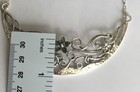 NWOT Or Paz Sterling Silver 925 Flowers Swirl Necklace Made in Israel PZ / Au — photo 4