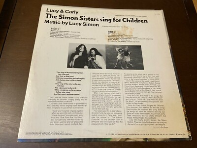 The Simon Sisters sing for Children~EX~Lucy & Carly~70s Columbia