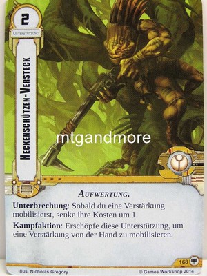 Warhammer 40000 Conquest LCG - Heckenschützen-Versteck  #168 - Base Set dt.