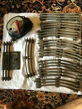 Vintage AMERICAN FLYER 7B TRANSFORMER W/ 18 Piece TRACK LOT - not tested