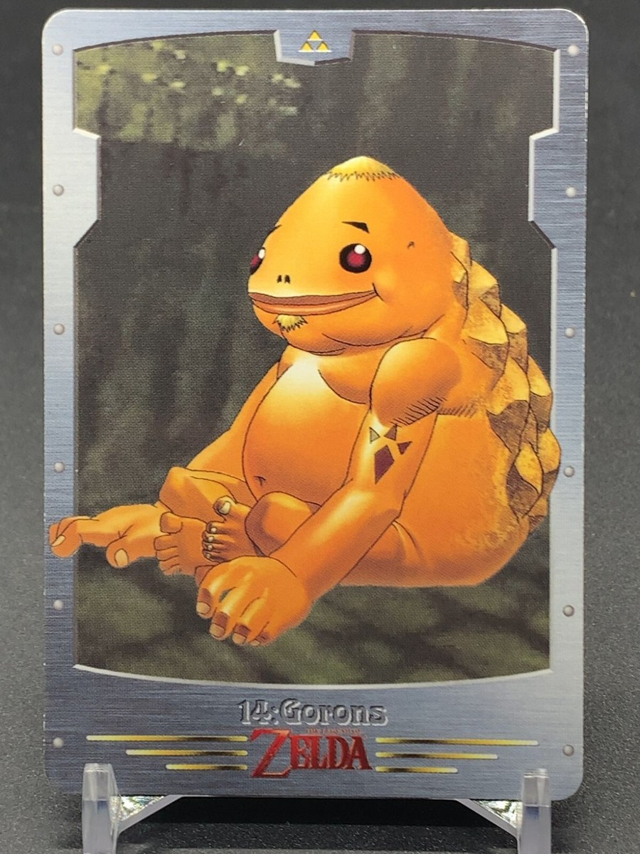 Gorons 14 The Legend of Zelda Ocarina of Time Card Bandai 1999