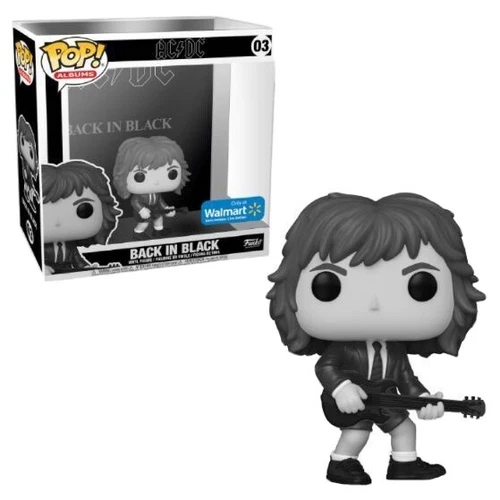 Funko POP! Albums #03 AC/DC Back in Black with Angus Young Walmart Exclusive!!!