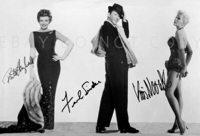 RITA HAYWORD, KIM NOVAK, FRANK SINATRA Signed Photo  1957 Film Pal Joey