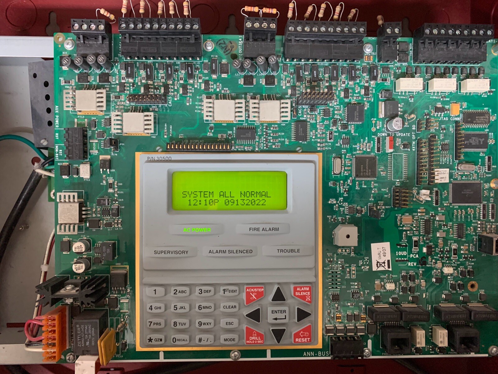 FireLite Ms10ud Fire Alarm Control Panel for sale online eBay