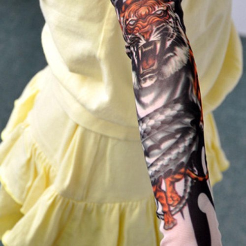 Tattoo Sleeves For Kids Fake Temporary Tatoo Arm Warmers Sleeve H7X5 丨UK - Picture 4 of 18