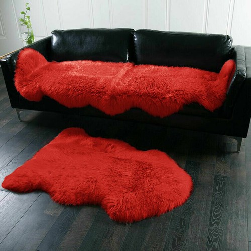 New Beautiful Soft & Thick Fluffy Mat Faux Fur Bedroom Modern Sheep-skin Rugs - Picture 7 of 22