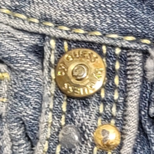 G by Guess Premium Women's Jeans Size 31 Naomi Boot Cut Embroidered Beads - Picture 7 of 17